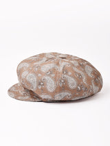 ペイズリー柄 キャスケット