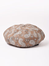 ペイズリー柄 キャスケット