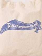 プリント ショルダートートバッグ 「Tencommanaments」