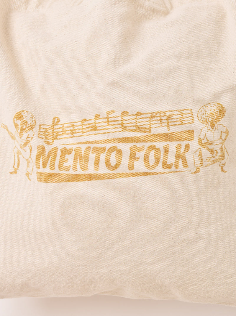 プリント ショルダートートバッグ 「MENTO FOLK」