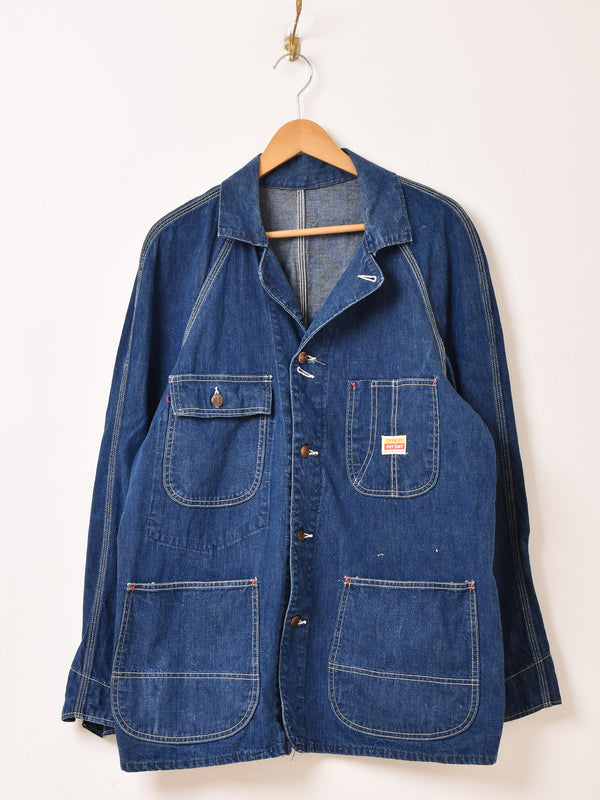 50's "PAYDAY" Denim Coverall Jacket