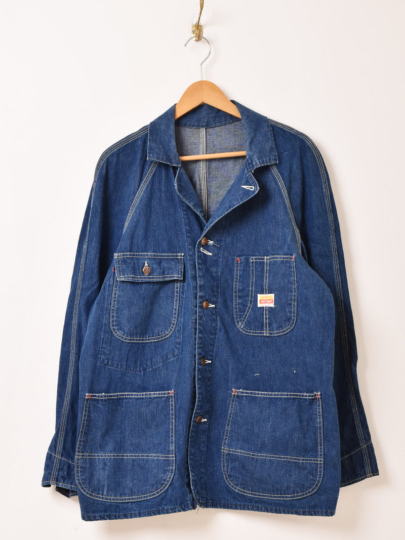 50's "PAYDAY" Denim Coverall Jacket