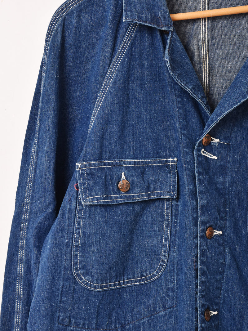 50's "PAYDAY" Denim Coverall Jacket