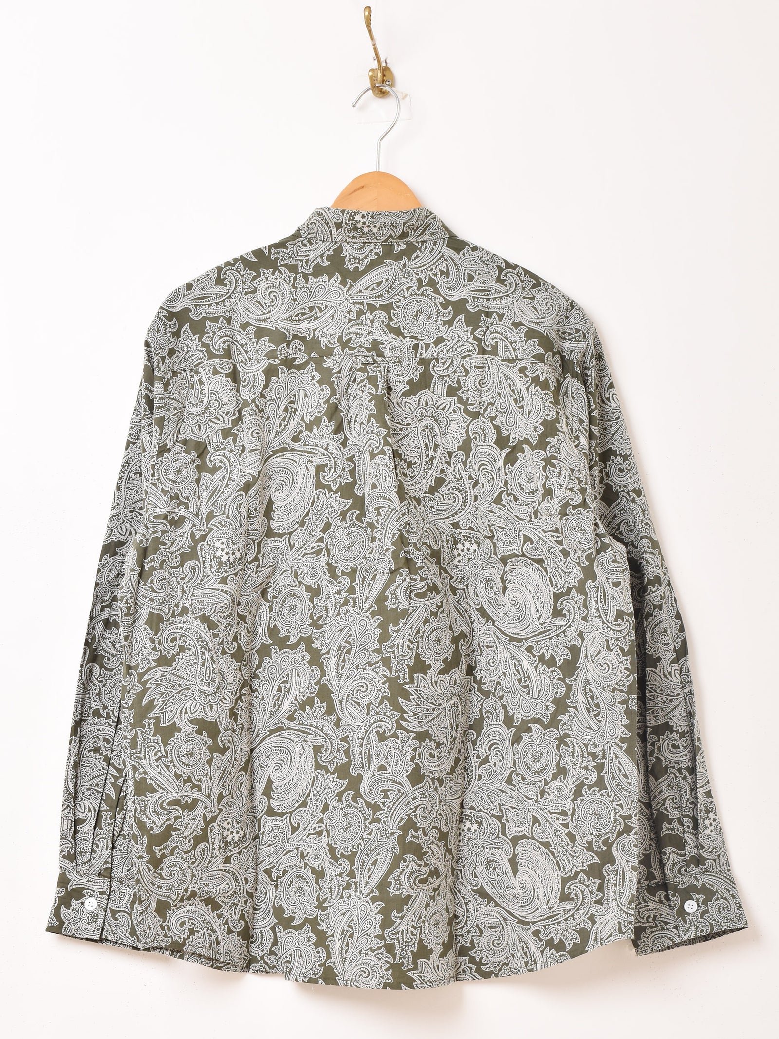 2色展開】Backers 2トーン ペイズリー柄 長袖シャツ – 古着屋Top of