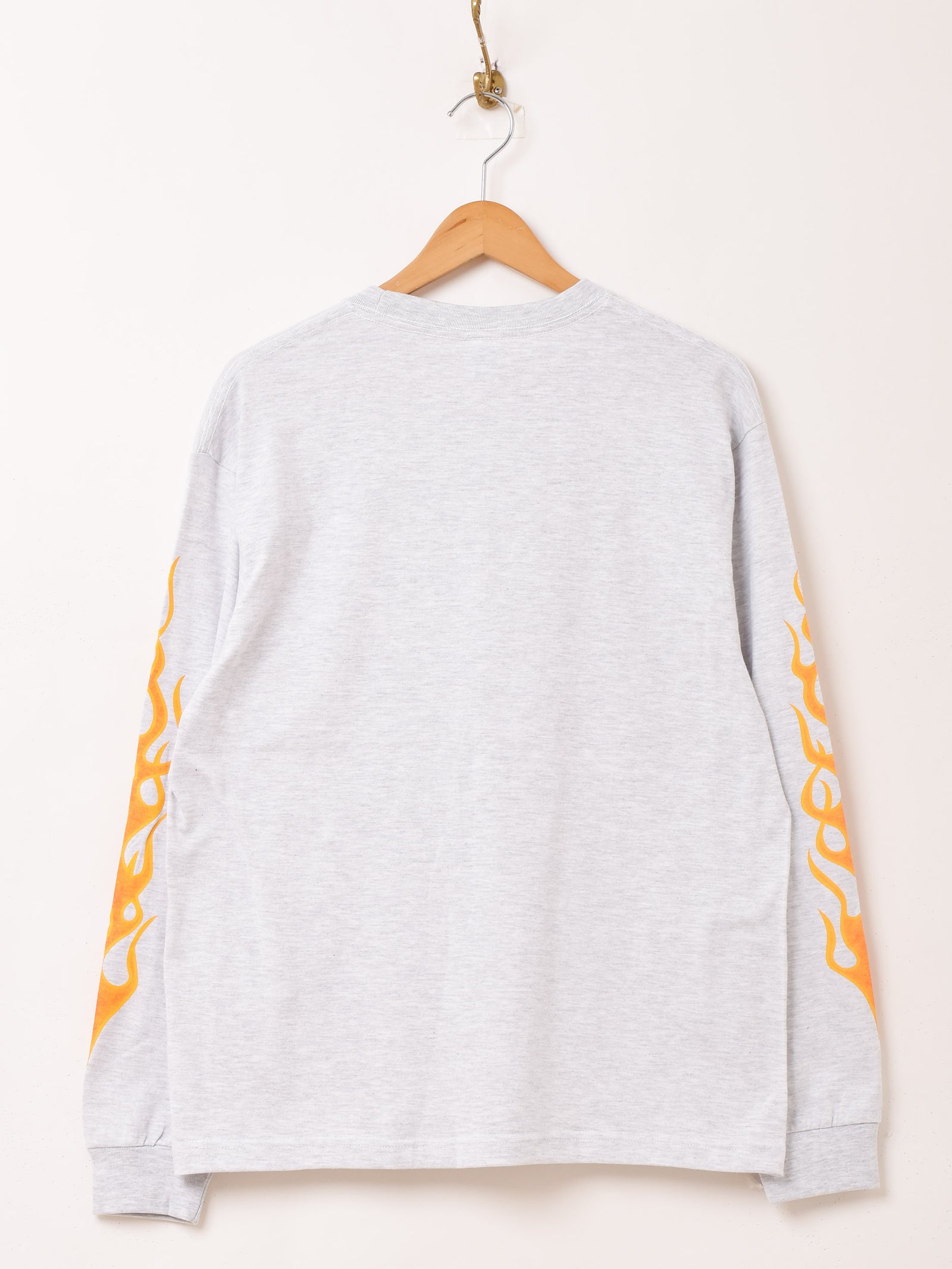 2色展開】 ファイヤーパターン ロングスリーブTシャツ – 古着屋Top of