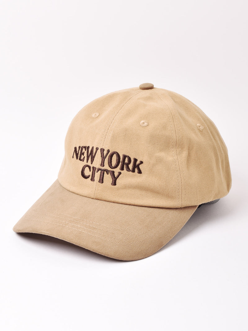 【2色展開】キャップ 2トーンカラー 「NEW YORK CITY」