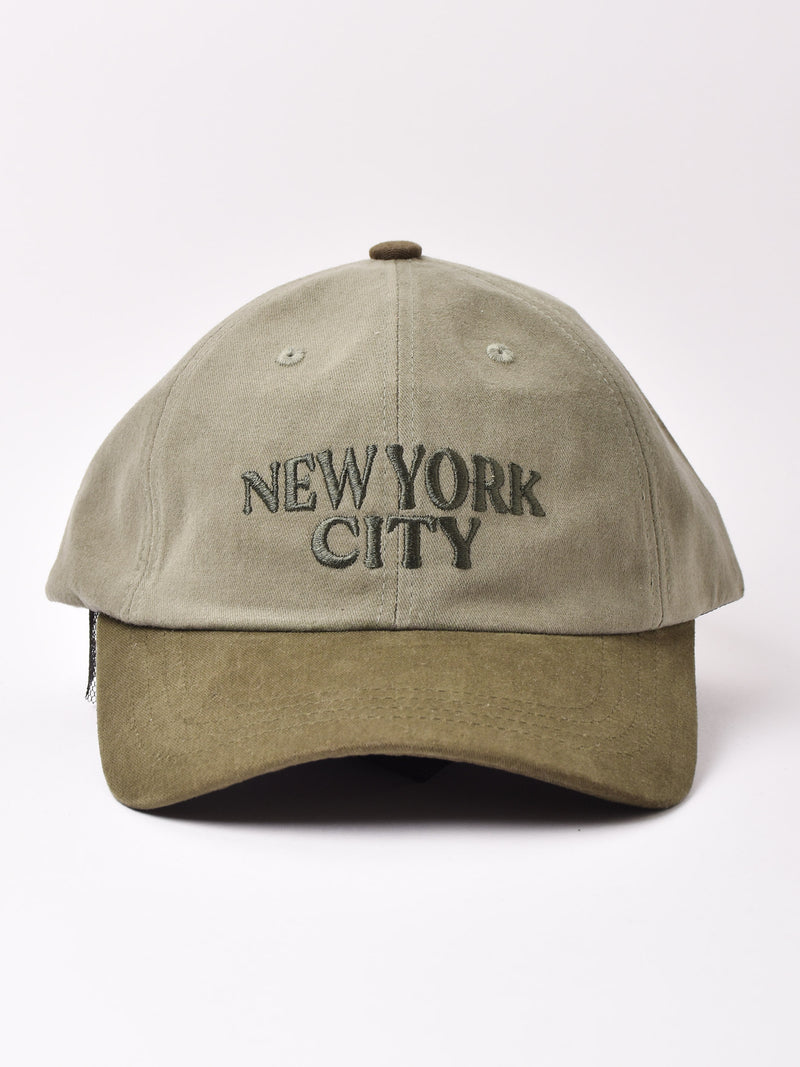 【2色展開】キャップ 2トーンカラー 「NEW YORK CITY」