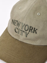 【2色展開】キャップ 2トーンカラー 「NEW YORK CITY」