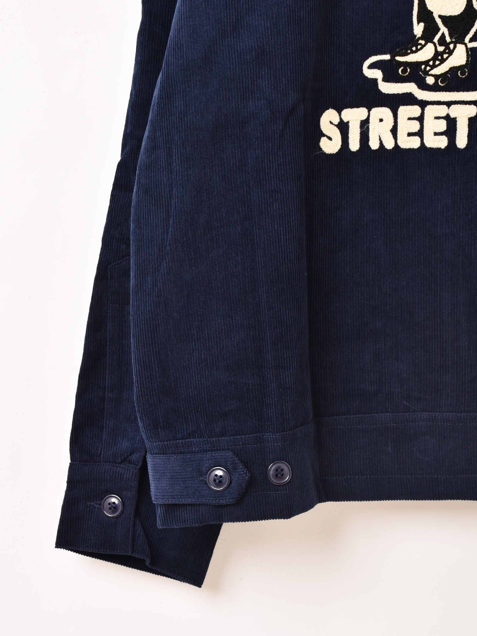 2色展開】Backers 刺繍入り コーデュロイジャケット「ROLLER