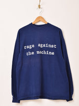 90's〜「RAGE AGAINST THE MACHIN」Long Sleeve Print T-shirts