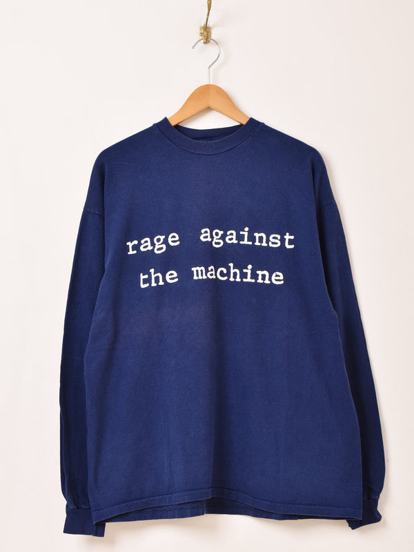 90's〜「RAGE AGAINST THE MACHIN」Long Sleeve Print T-shirts