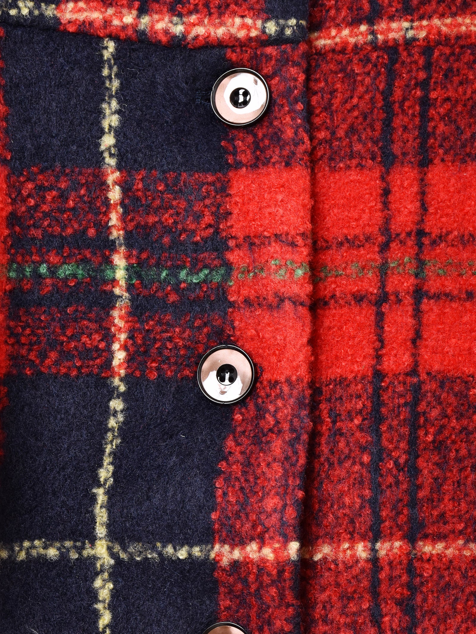 2色展開】Meridian チェック柄 デザインカラー ロングコート – 古着屋