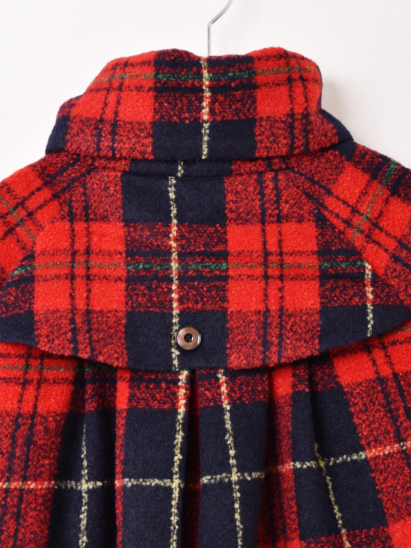 kolor チェックロングコート 2色展開】Meridian チェック柄 デザインカラー ロングコート – 古着屋