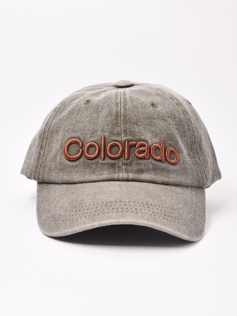 【2色展開】刺繍入り キャップ「Colorado」