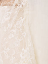 70's Made in USA "GUNNE SAX" 花柄レース ロングドレス