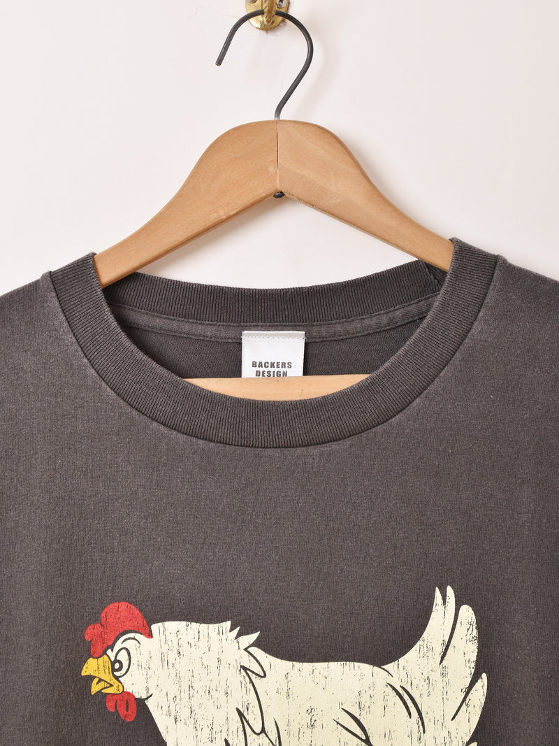 2色展開】Backers プリントTシャツ「NO CAGE」 – 古着屋Top of the