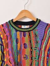 90's "COOGI" 3D Cotton Knit Sweater