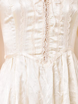 Made In USA 70's GUNNE SAX 長袖 レース ロングドレス