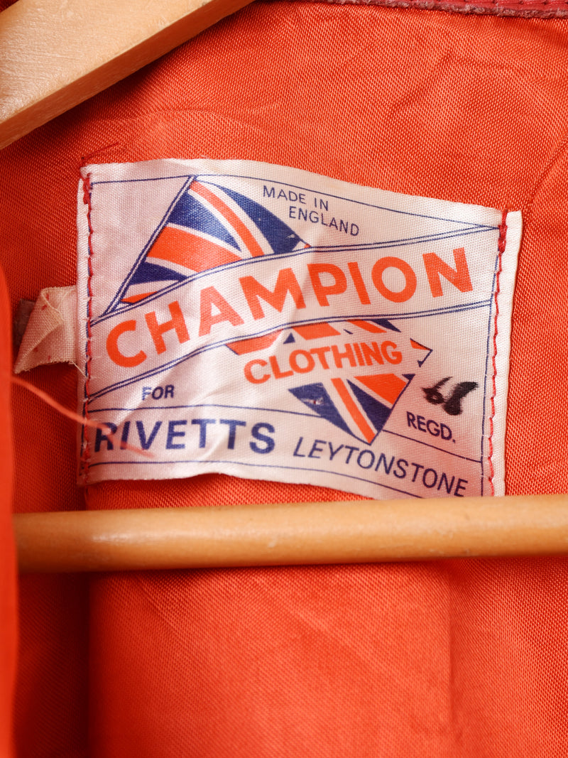 70's ”RIVETTS CHAMPION” Motorcycle Jacket