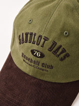 刺繍入り キャップ「SANDLOT DAYS」