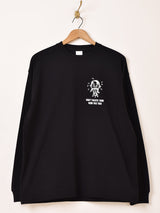 プリント ロングスリーブTシャツ「4eyes Man」