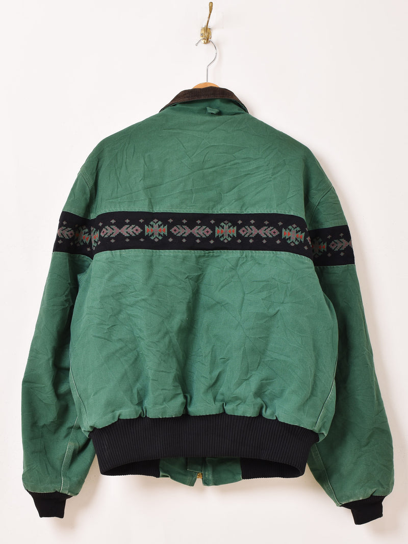 希少　90s Carhartt サンタフェグリーンジャケット 90's Carhartt サンタフェジャケット ”AZTEC” – 古着屋Top of the Hill