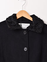 Made In France Wool Astrakhan Coat