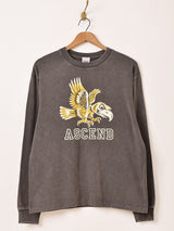 【2色展開】Backers プリント ロングスリーブTシャツ「ASCEND」