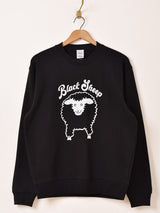 【2色展開】Backers プリントスウェットシャツ「Black Sheep」