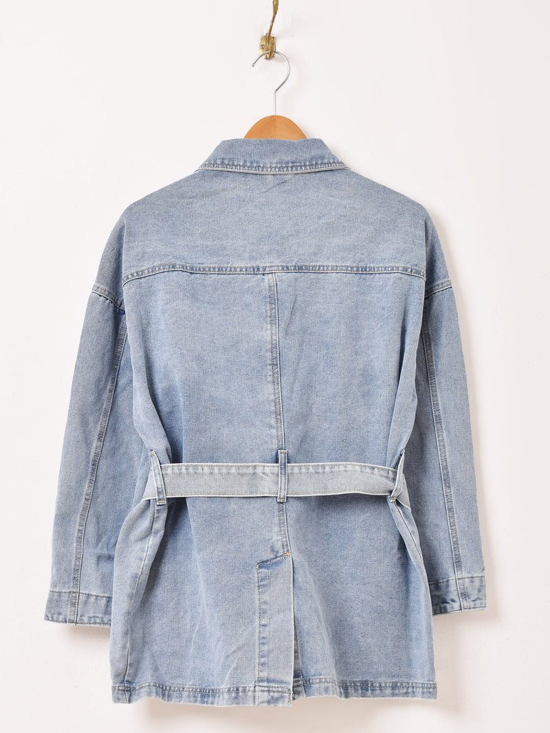 Elcamino ベルト付き カバーオール デニムジャケット – 古着屋Top of