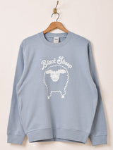 【2色展開】Backers プリントスウェットシャツ「Black Sheep」