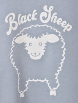 【2色展開】Backers プリントスウェットシャツ「Black Sheep」