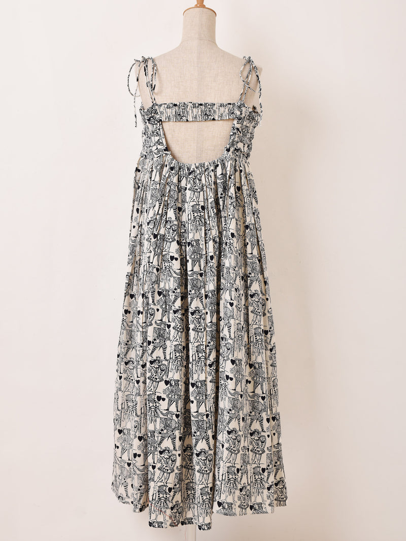 【希少/RARE】VIVIENNE TAM 鳥柄キャミソール アジアン 美品 Emerald Motel トランプ柄 ギャザーキャミソールワンピース – 古着屋