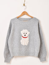 【2色展開】Meridian パピー セーター