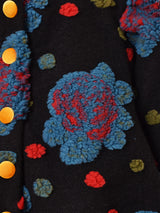 Meridian 花柄 ボア ジャケット