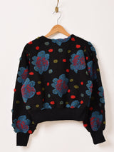 Meridian 花柄 ボア ジャケット