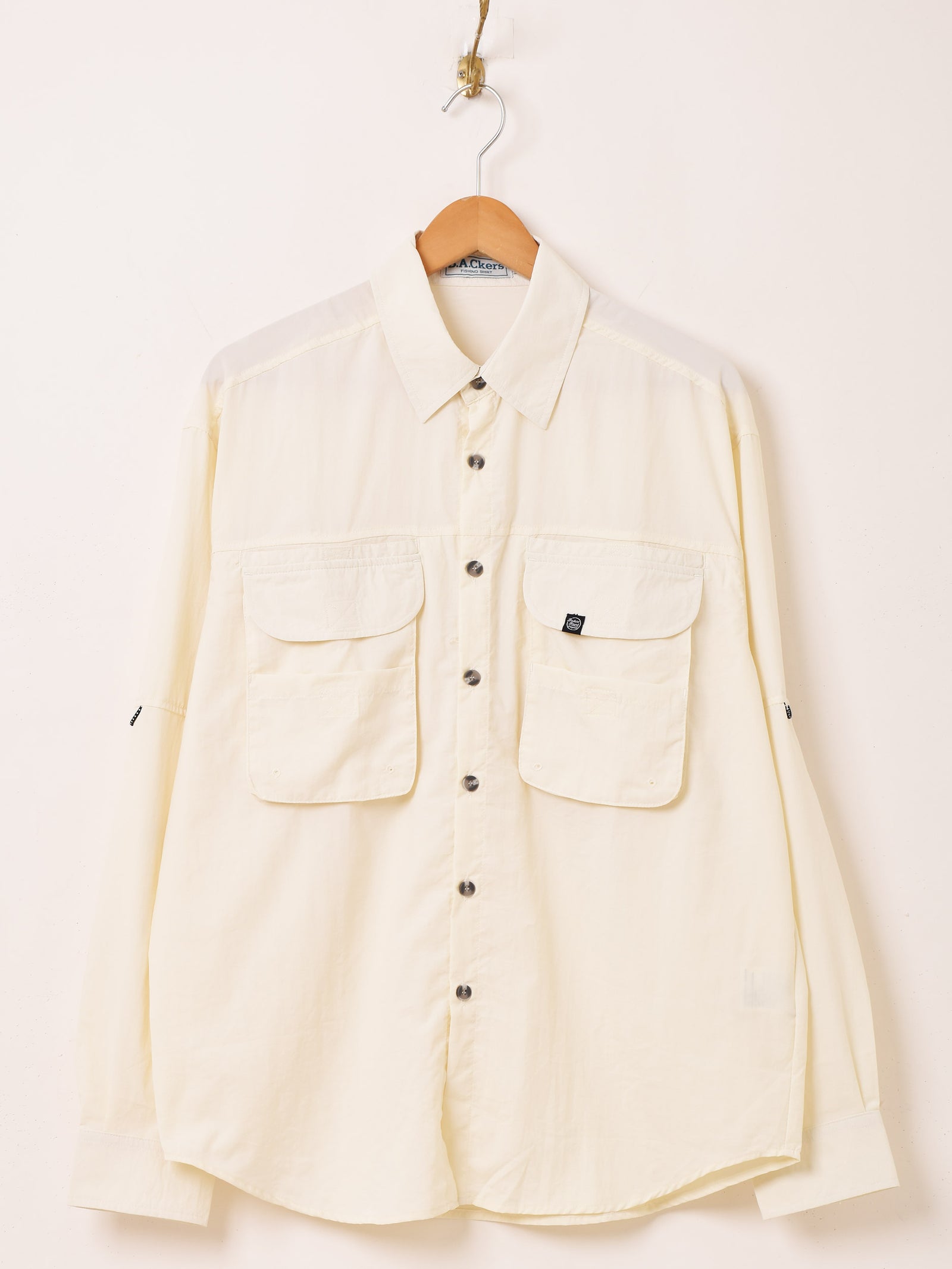 3色展開】Backers 長袖 フィッシングシャツ – 古着屋Top of the Hillの
