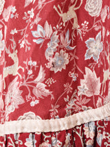 70’s ”GUNNE SAX” 花柄 長袖 ワンピース