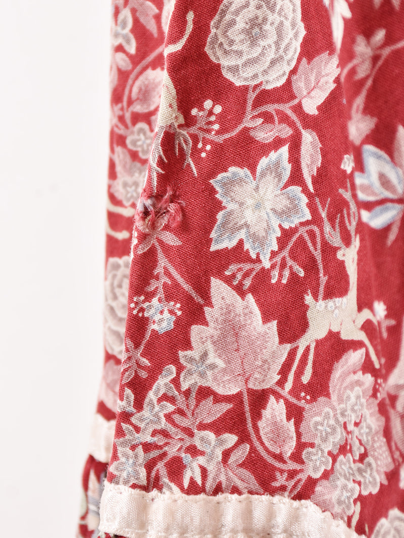 70’s ”GUNNE SAX” 花柄 長袖 ワンピース
