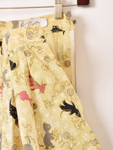 50's "Cannady Creations Hollywood" アニマルプリント サーキュラースカート