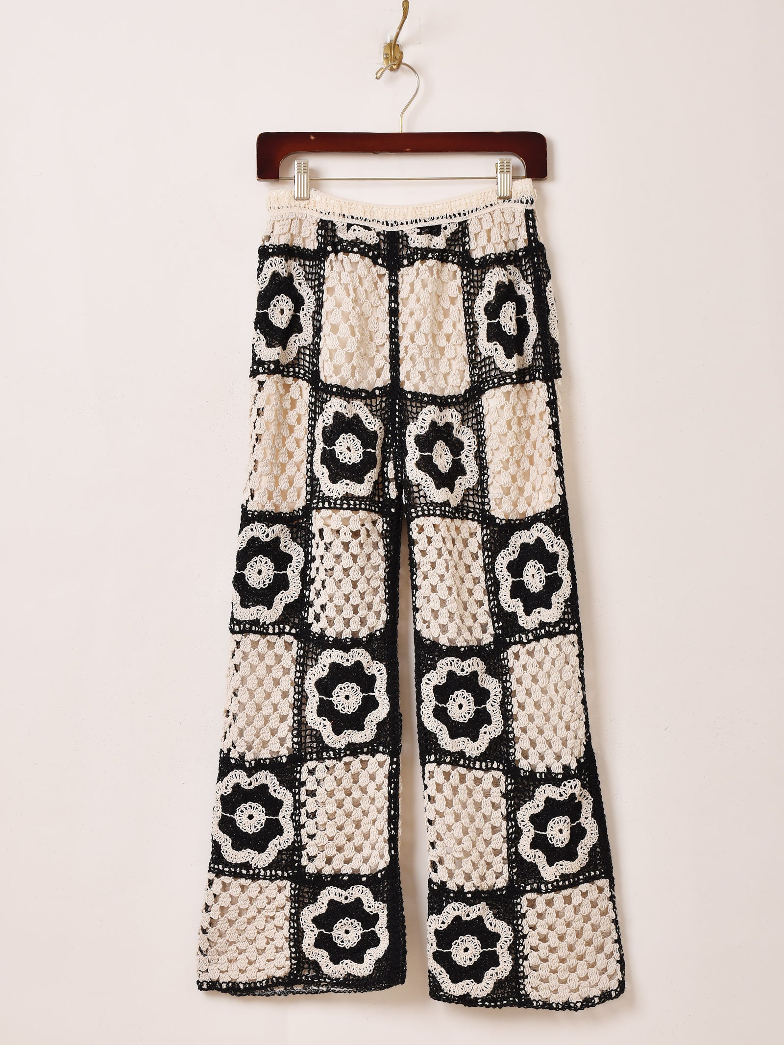 vintage ヴィンテージ クロシェ パンツ Meridian フラワー クロシェパンツ – 古着屋Top of the Hillのネット