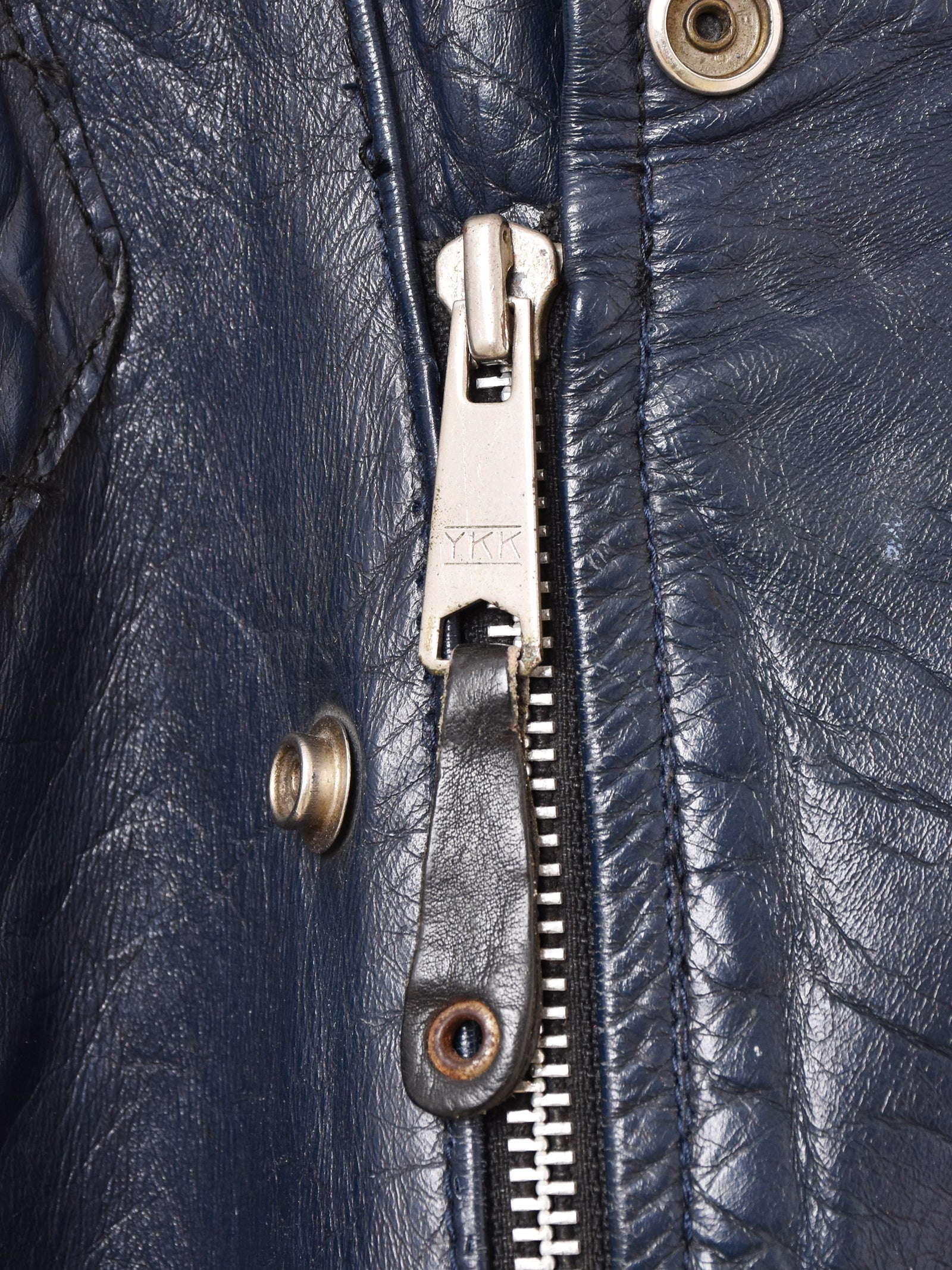 Vintage Leather Motorcycle Jacket – 古着屋Top of the Hillの