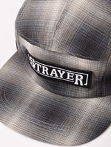 【2色展開】Made in Japan オンブレチェック柄 ジェットキャップ 「STRAYER」