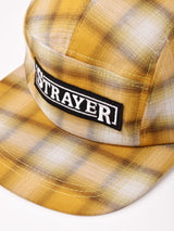 【2色展開】Made in Japan オンブレチェック柄 ジェットキャップ 「STRAYER」