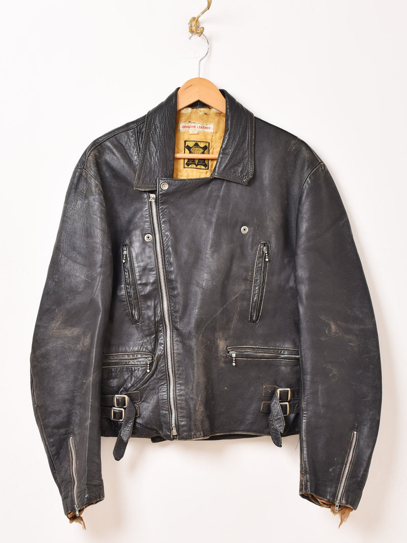 60's "GOLD TOP" Double Motorcycle Jacket