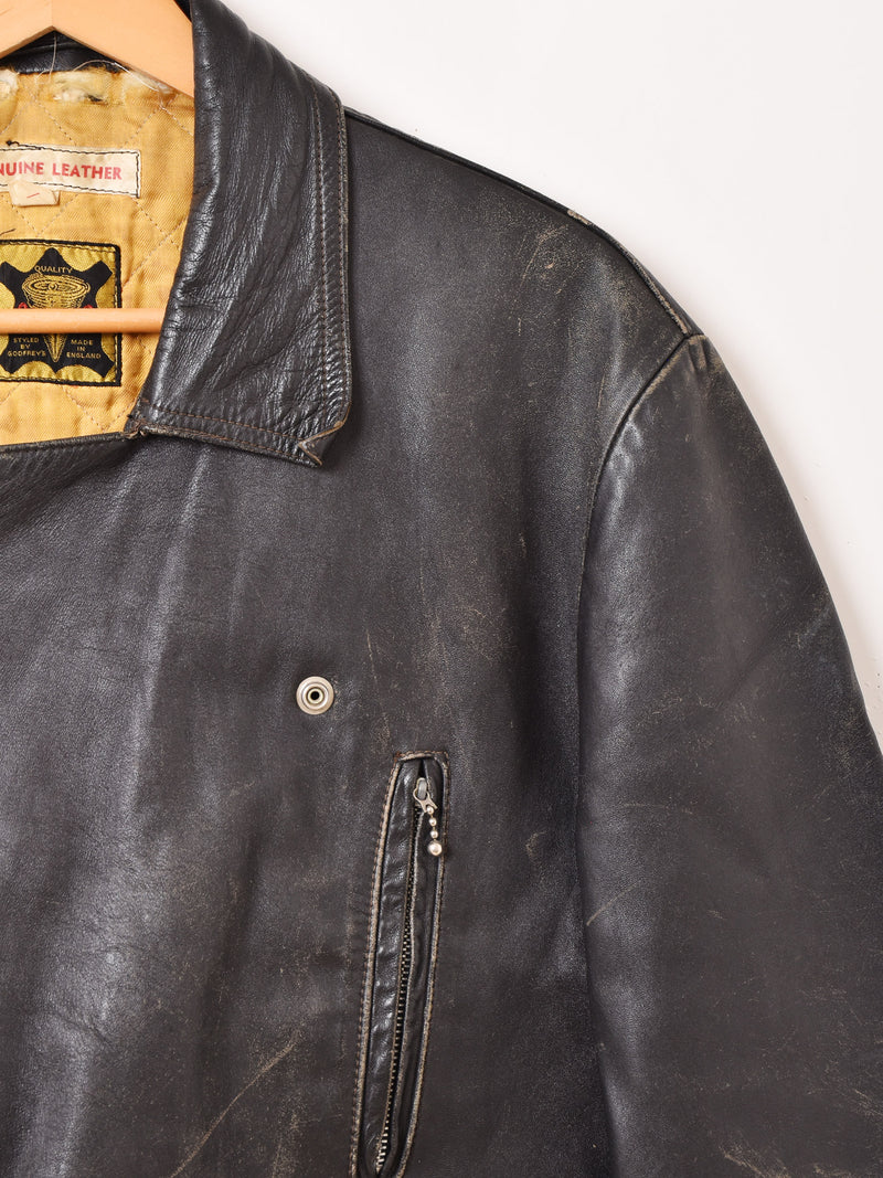 60's "GOLD TOP" Double Motorcycle Jacket