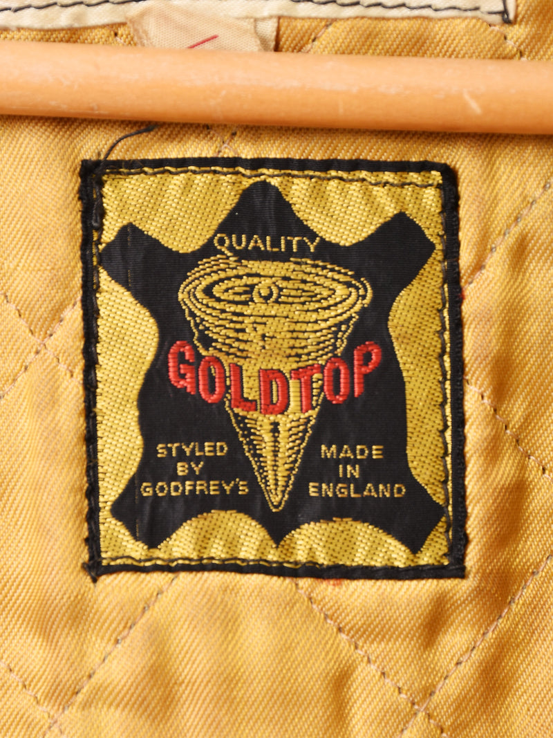 60's "GOLD TOP" Double Motorcycle Jacket