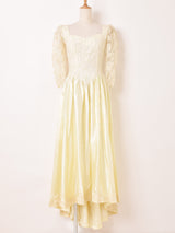 Made in USA 70's レース 七分袖 ドレス