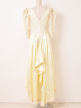Made in USA 70's レース 七分袖 ドレス