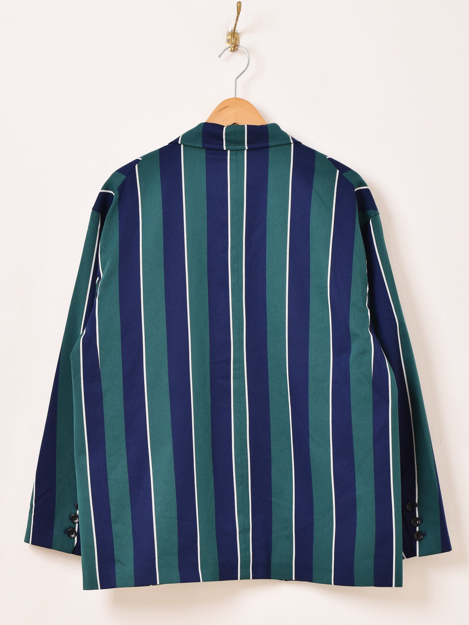 未使用級✨ザジジ　テーラードジャケット48 ストライプ柄本切羽アンコン 未使用級✨ザジジ テーラードジャケット48 ストライプ柄本切羽アンコン